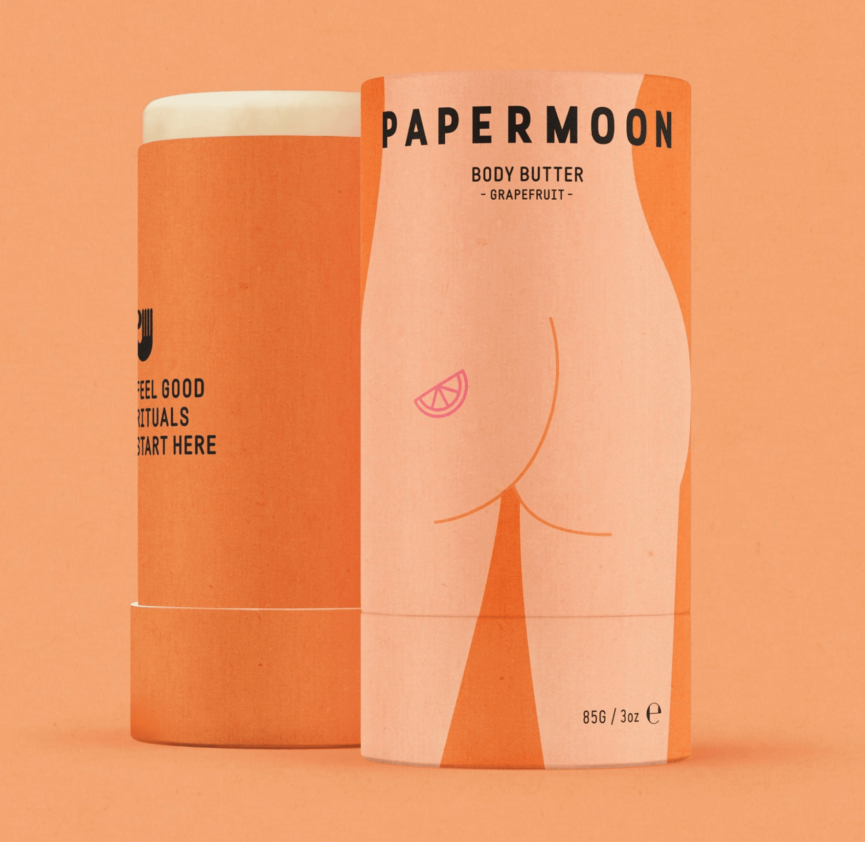 Papermoon Grapefruit Solid Body Butter Stick | Premium Gift Box from The Gifting Suite | Australia