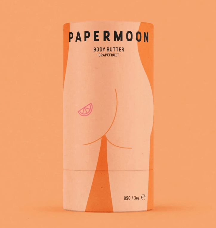 Papermoon Grapefruit Solid Body Butter Stick | Premium Gift Box from The Gifting Suite | Australia