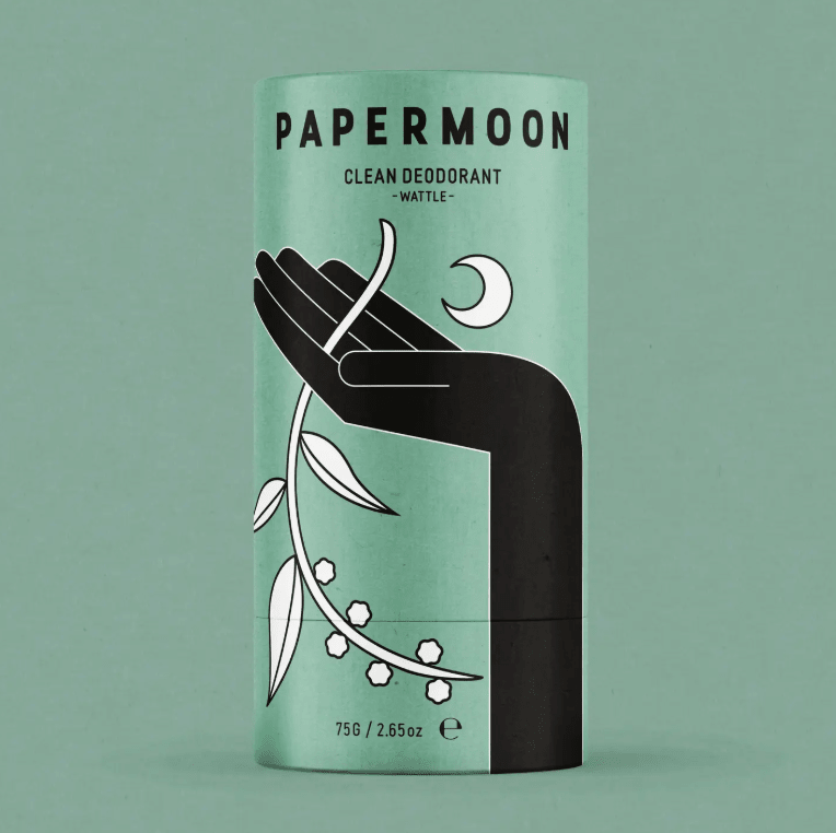 Papermoon Wattle Natural Deodorant | Premium Gift Box from The Gifting Suite | Australia