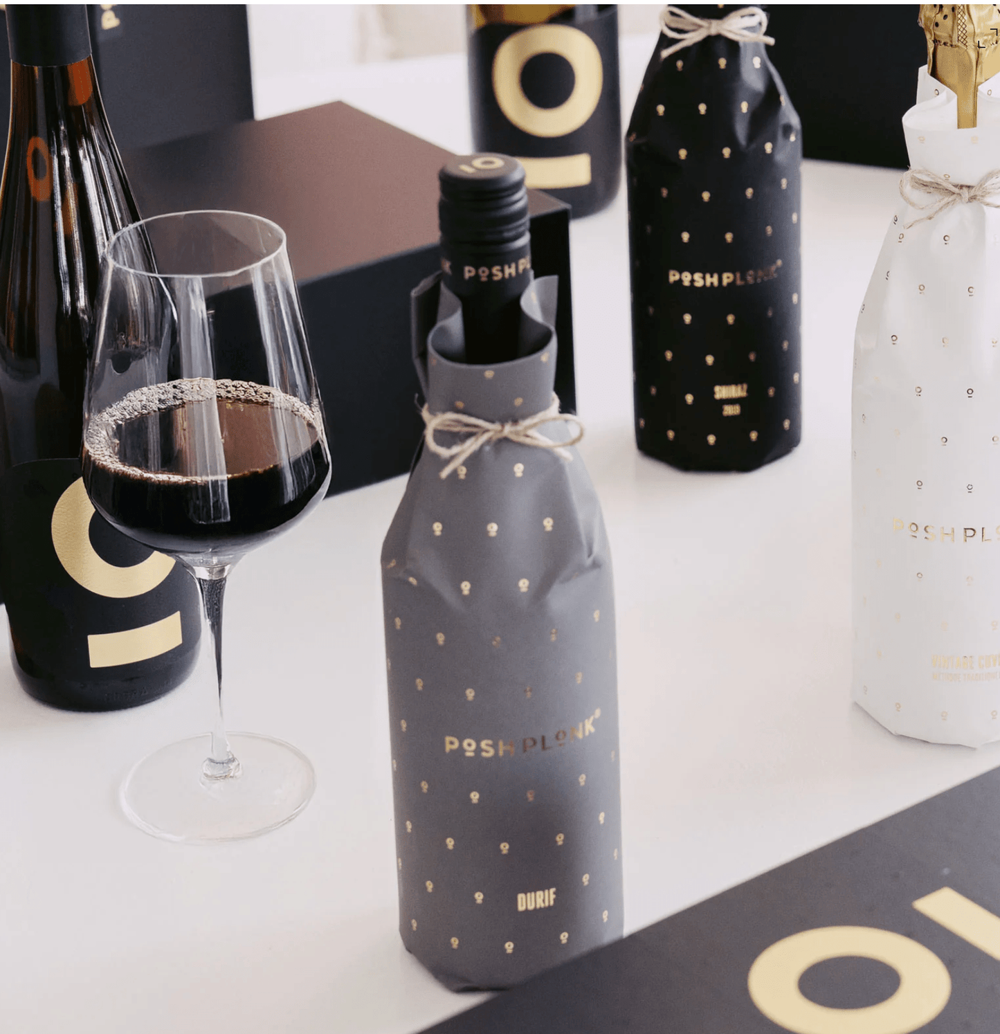 Posh Plonk 2019 Reserve Durif 750ml – Premium Australian Red Wine | Premium Gift Box from The Gifting Suite | Australia