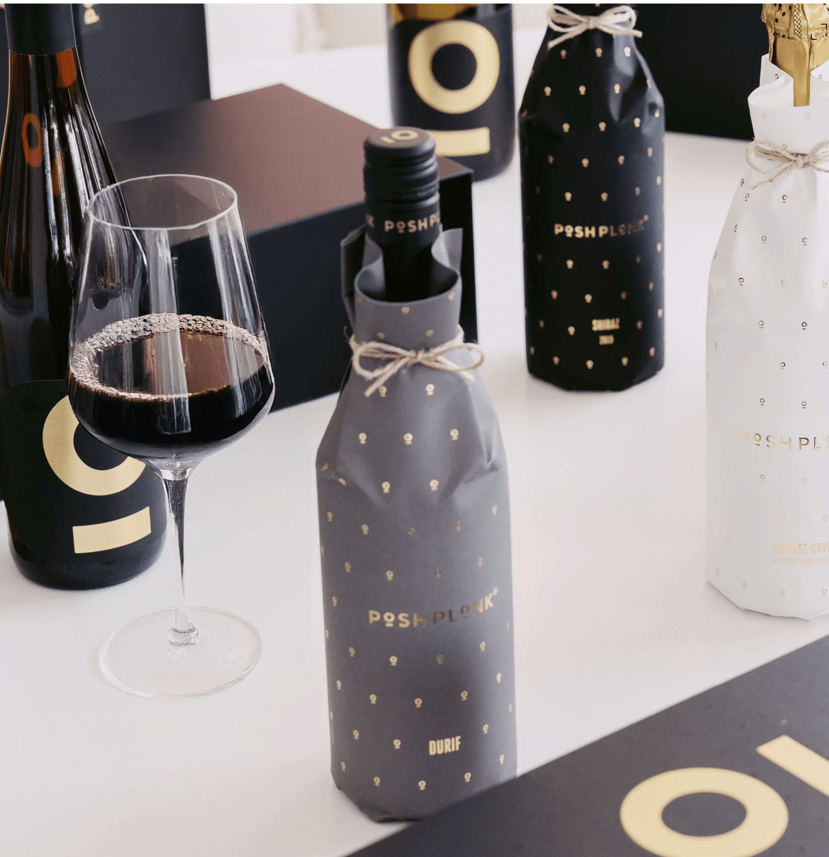 Posh Plonk 2019 Reserve Durif 750ml – Premium Australian Red Wine | Premium Gift Box from The Gifting Suite | Australia