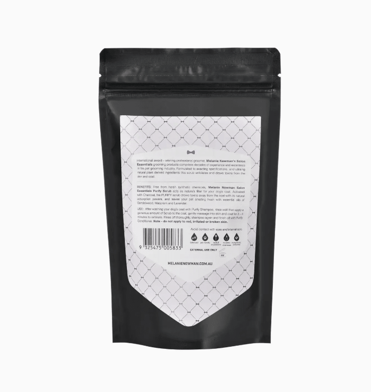 Purify Dog Scrub – Charcoal, Sandalwood & Lavender | Premium Gift Box from The Gifting Suite | Australia
