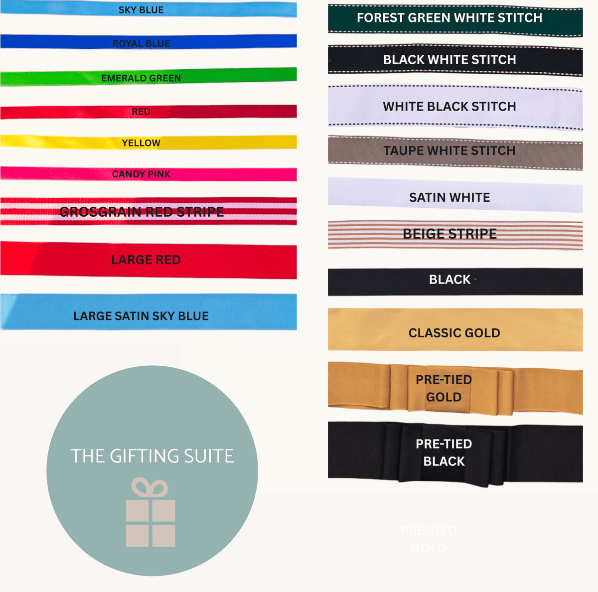 Msg Ribbon Color RIBBON COLOUR – The Gifting Suite