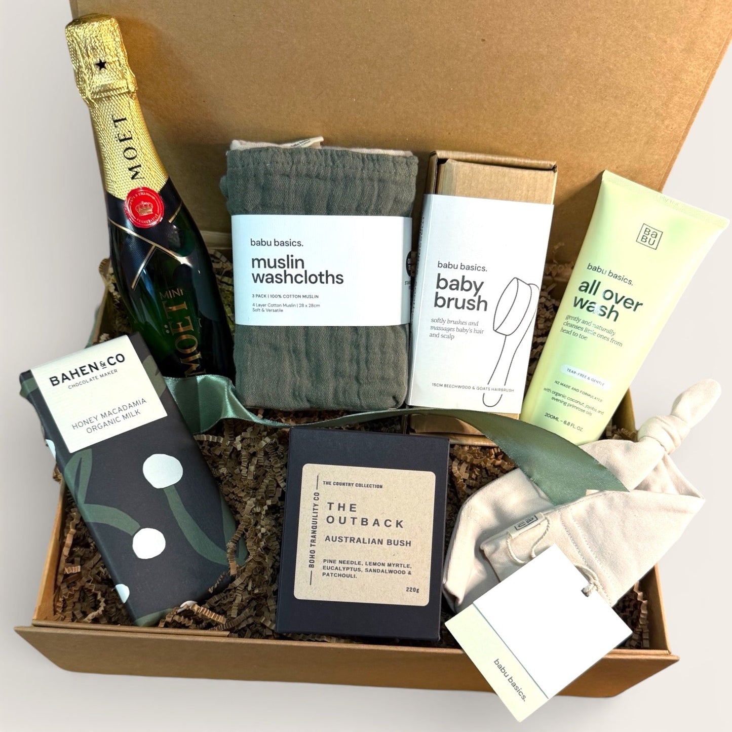Sweet Beginnings Baby & Mum Gift Box – New Baby Gift Hamper Delivery Australia | Premium Gift Box from The Gifting Suite | Australia