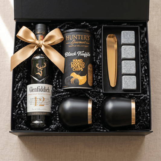 The Gentleman’s Suite – Glenfiddich Whiskey & Luxury Gift Box | The Gifting Suite | Premium Gift Box from The Gifting Suite | Australia