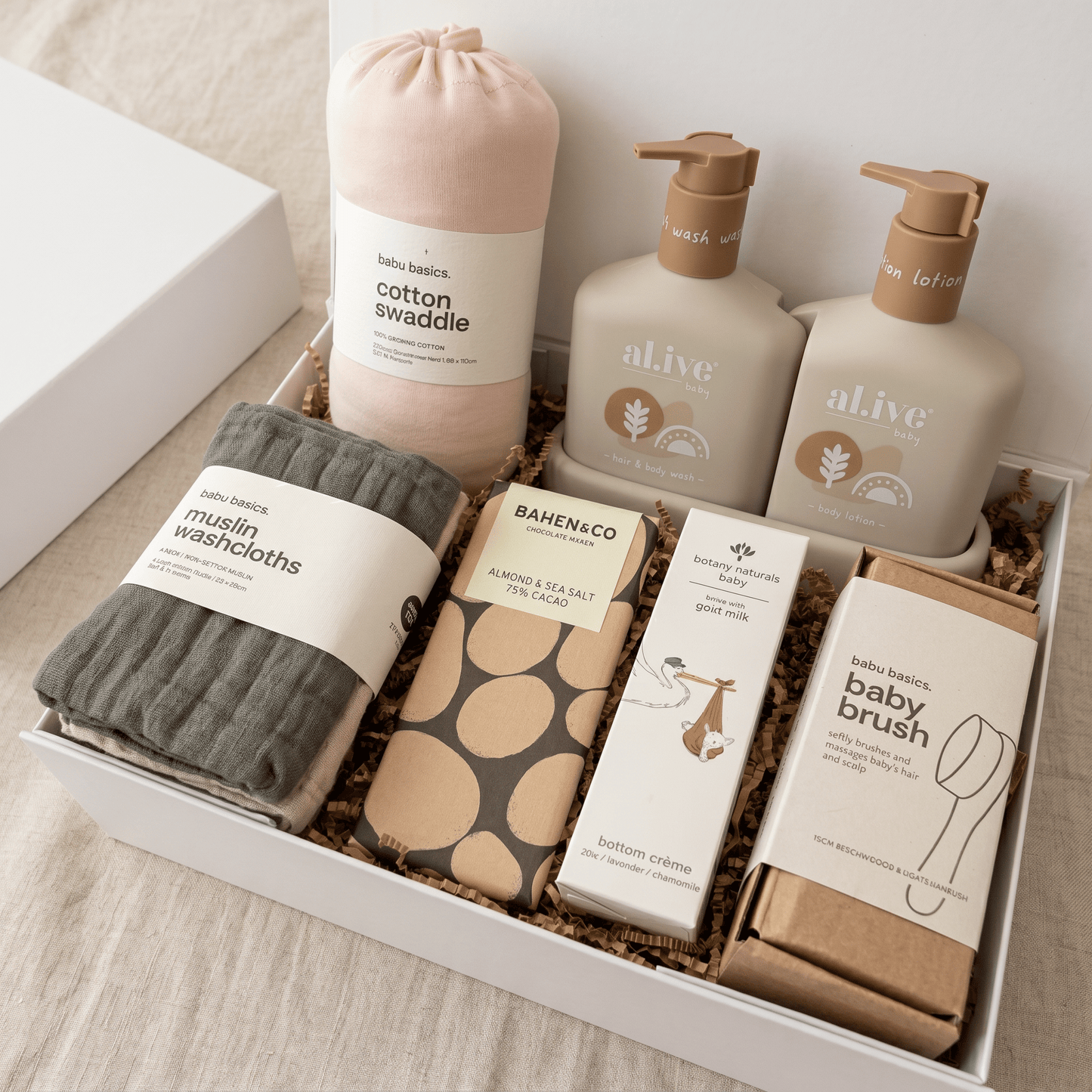 The Little Luxe Arrival | Premium Baby Gift Box Australia | Premium Gift Box from The Gifting Suite | Australia