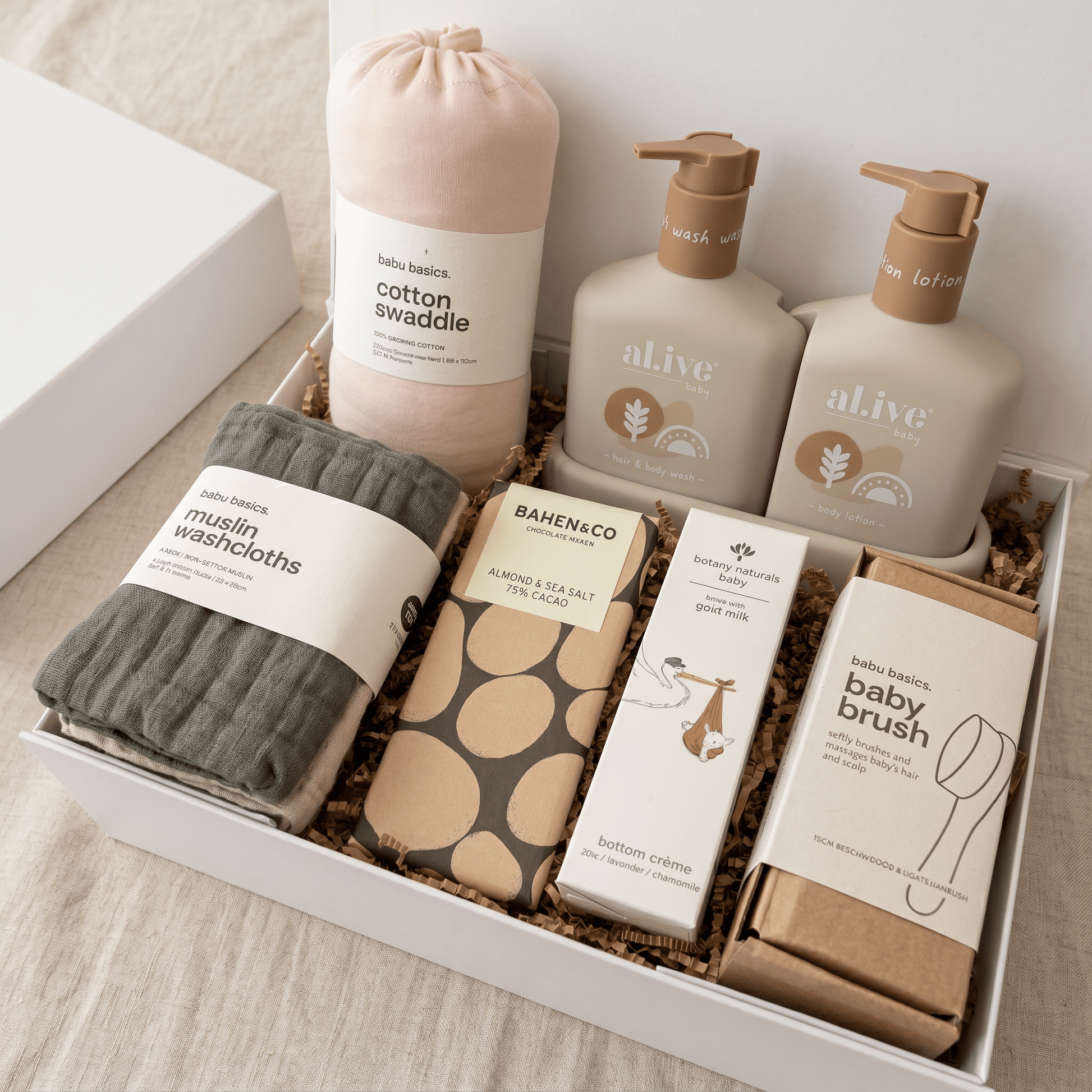 The Little Luxe Arrival | Premium Baby Gift Box Australia | Premium Gift Box from The Gifting Suite | Australia