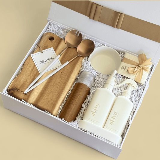 The Luxe Entertainer Gift Box | GABEL&TELLER & al.ive Body Essentials | Premium Gift Box from The Gifting Suite | Australia