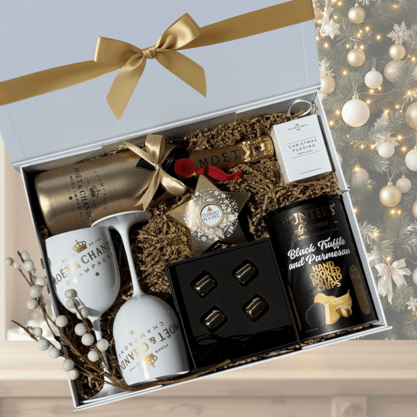 The Merry Moët Suite – Luxury Christmas Gift Box | Premium Gift Box from The Gifting Suite | Australia