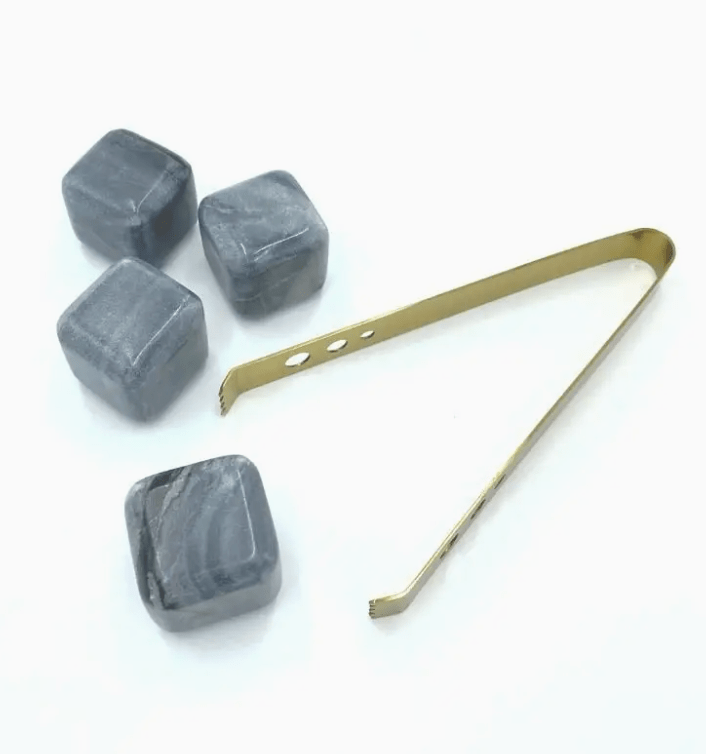 Whisky Stones Set with Tongs | Premium Gift Box from The Gifting Suite | Australia