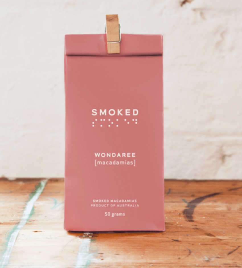 Wondaree Smoked Macadamias – Australian Gourmet Snack | 50g Visual Range | Premium Gift Box from The Gifting Suite | Australia